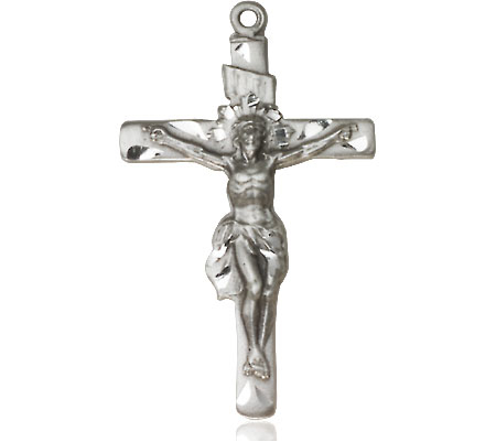 Sterling Silver Crucifix Medal