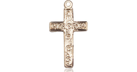 14kt Gold Filled Cross Medal