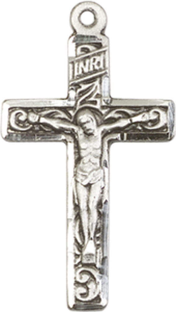 Sterling Silver Crucifix Medal