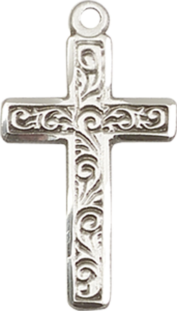 Sterling Silver Cross Medal