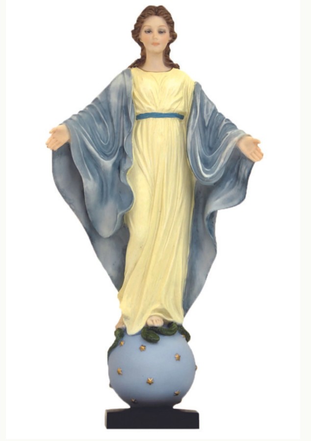 9" Our Lady of Smiles Colored-Veronese