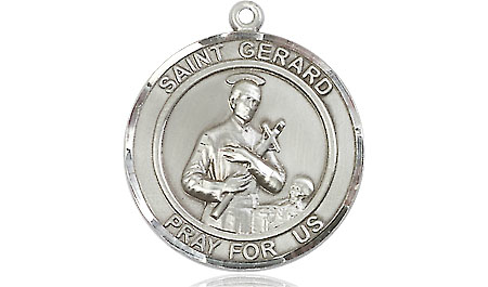 Sterling Silver Saint Gerard Medal