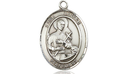 Sterling Silver Saint Gerard Majella Medal - With Box