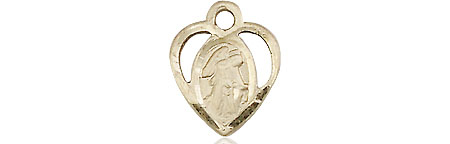 14kt Gold Guardian Angel Medal