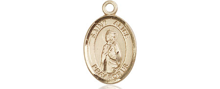 14kt Gold Saint Alice Medal