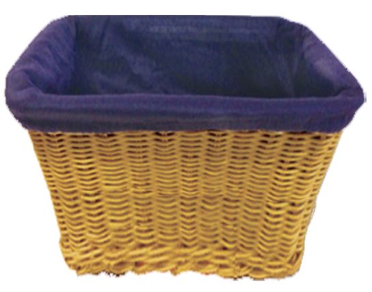 Double Depth Retangular Basket With Removable Liner