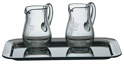 Engraved Crystal Cruets