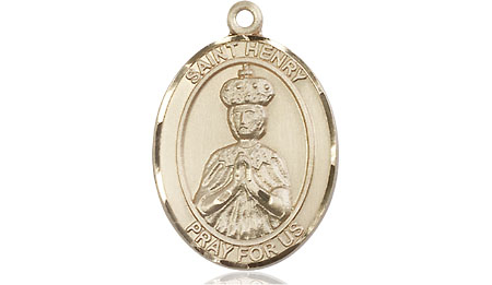 14kt Gold Filled Saint Henry II Medal