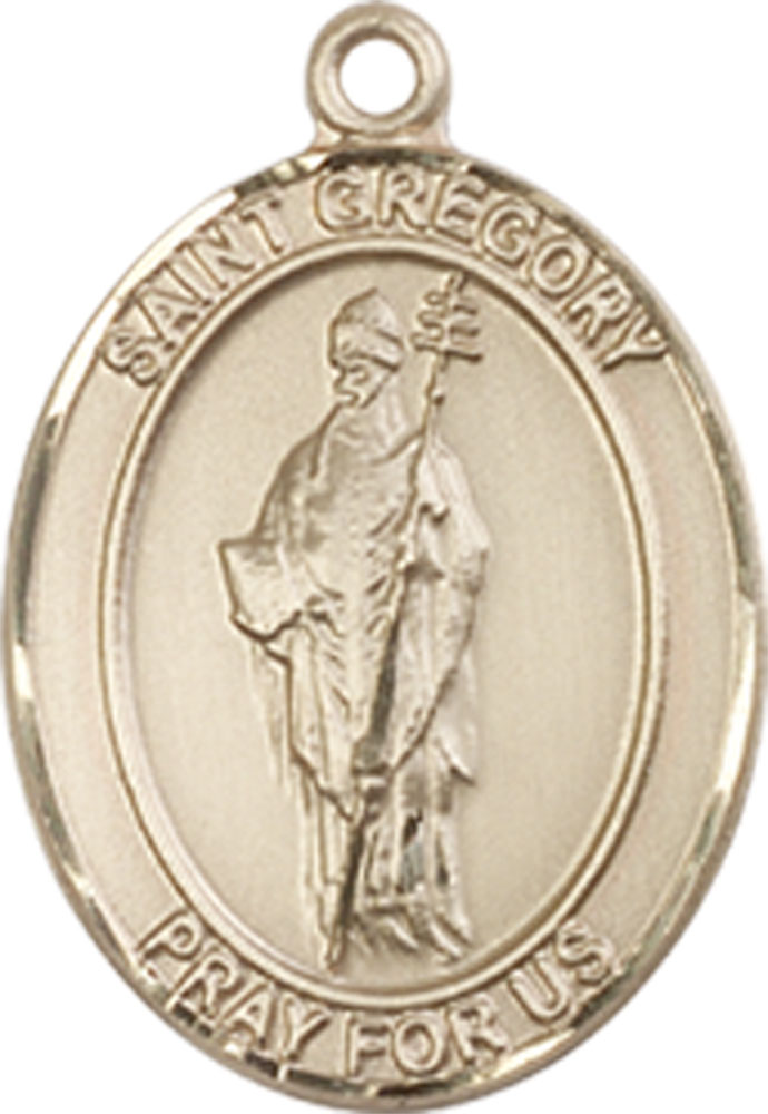 14kt Gold Filled Saint Gregory the Great Medal