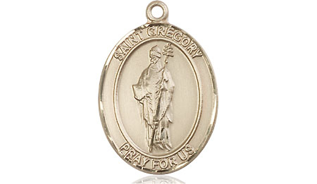 14kt Gold Filled Saint Gregory the Great Medal