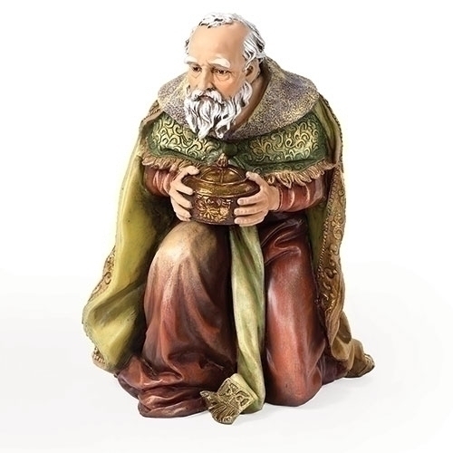 27&quot; Scale Color Kneeling King - Christmas