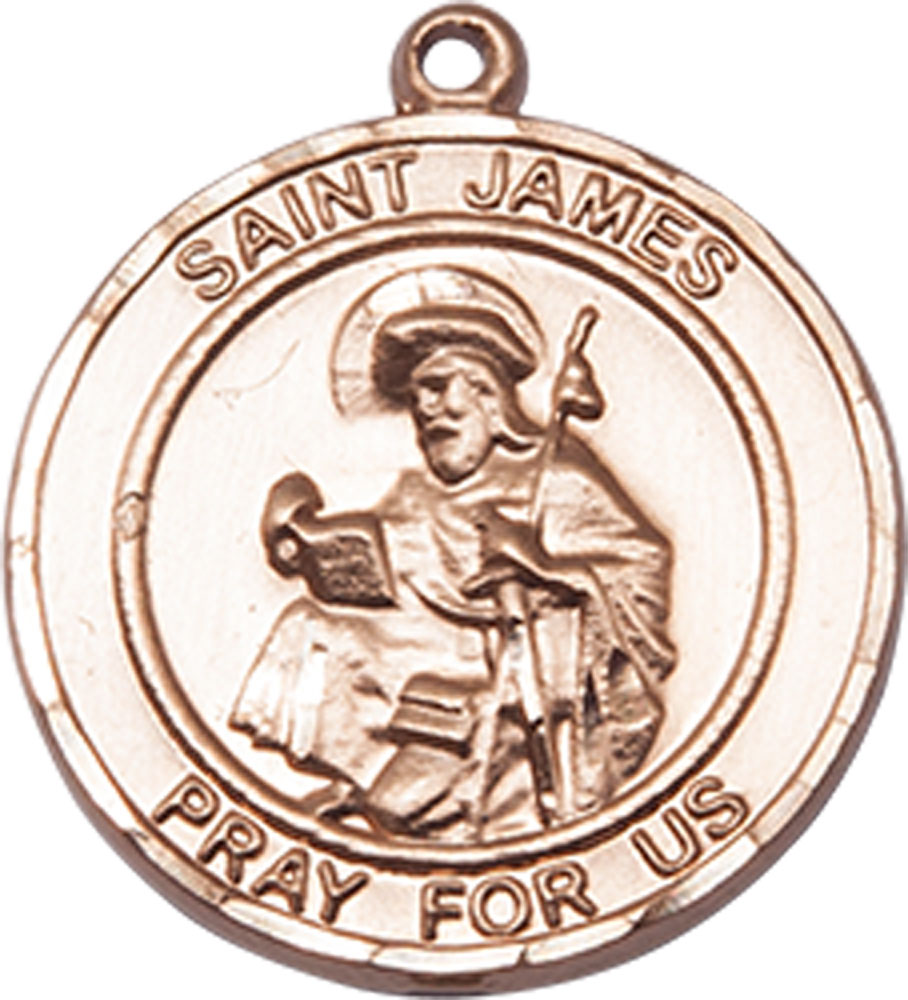 14kt Gold Filled Saint James the Greater Medal