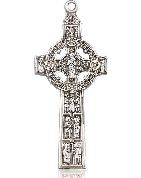 Sterling Silver Scriptures Cross Medal