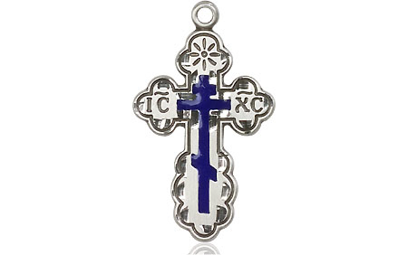 Sterling Silver Saint Olga Cross Medal