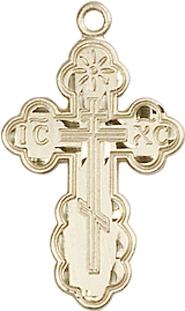 14kt Gold Filled Saint Olga Cross Medal