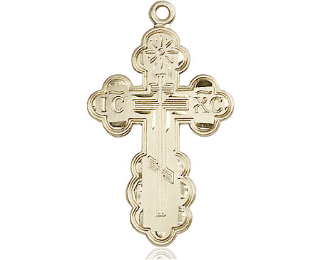 14kt Gold Filled Saint Olga Cross Medal