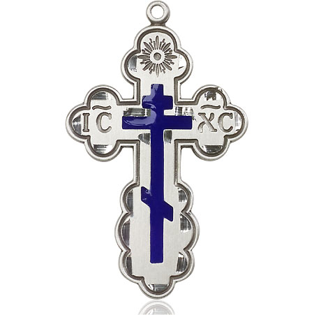 Sterling Silver Saint Olga Cross Medal