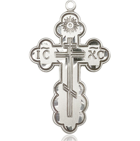 Sterling Silver Saint Olga Cross Medal