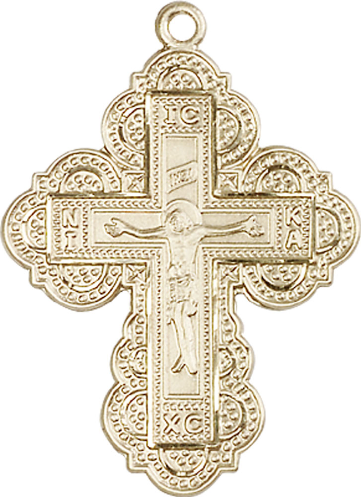 14kt Gold Filled Irene Cross Medal