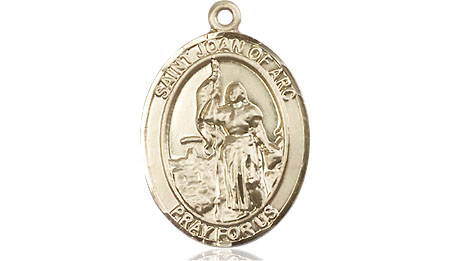 14kt Gold Filled Saint Joan of Arc Medal