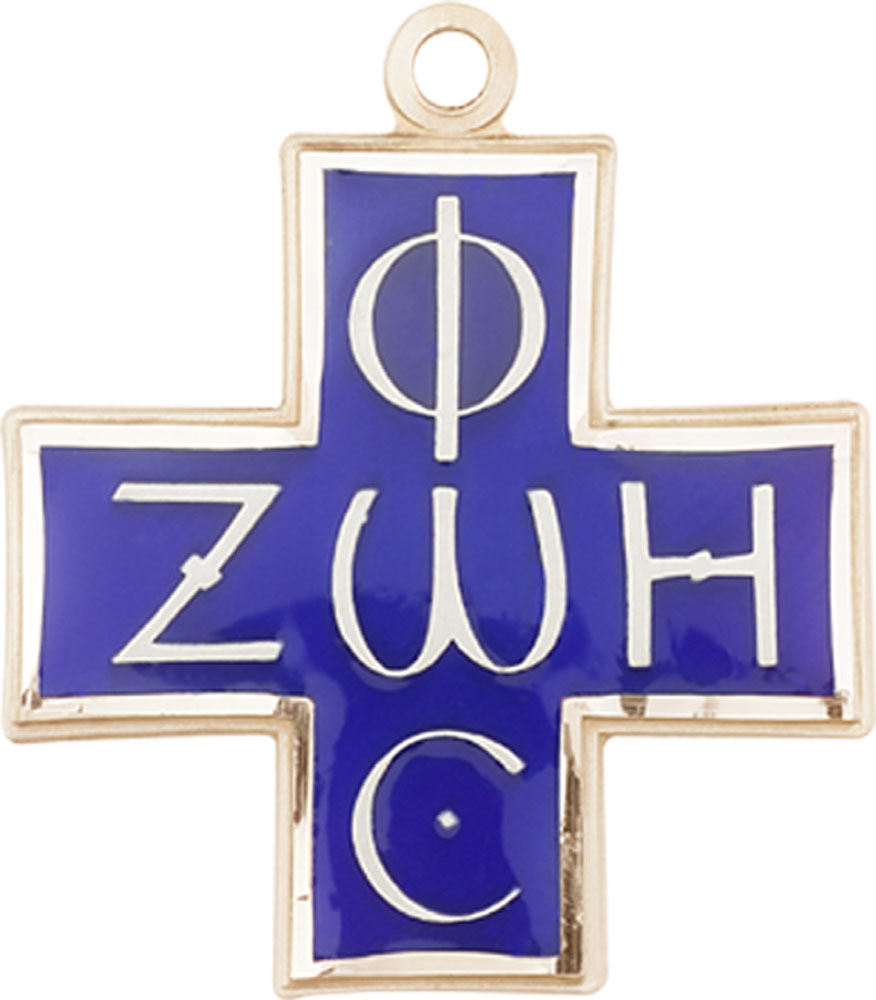 14kt Gold Filled Light &amp; Life Medal