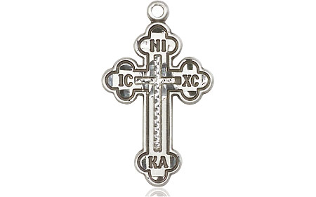 Sterling Silver Russian Cross Medal