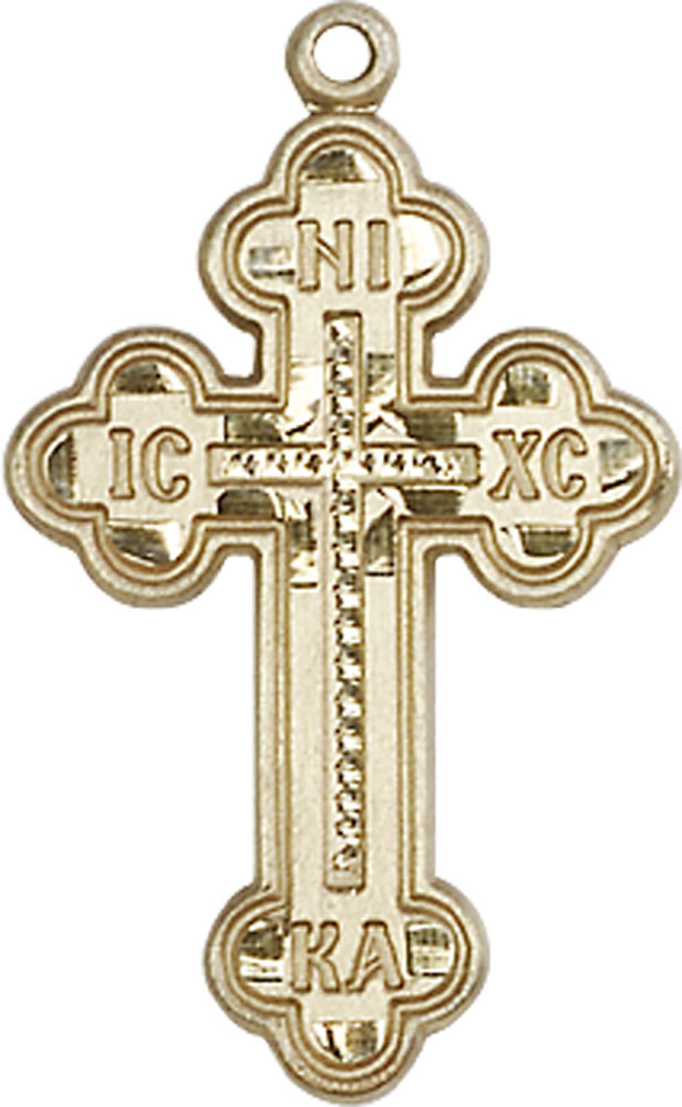 14kt Gold Filled Russian Cross Medal