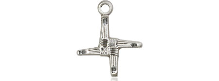 Sterling Silver Saint Brigid Cross Medal