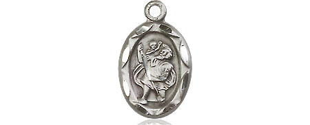 Sterling Silver Saint Christopher Medal