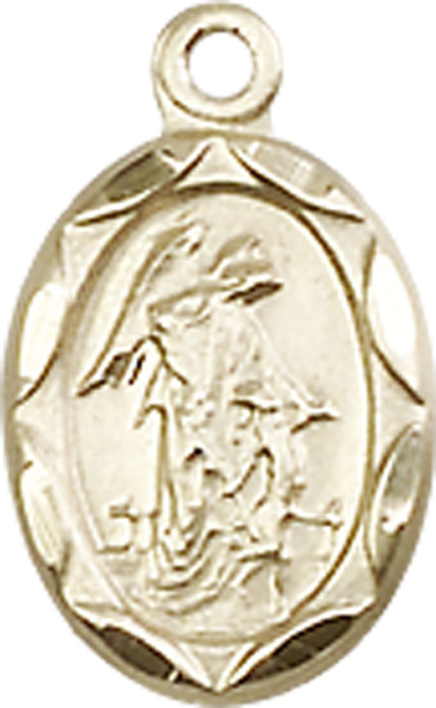 14kt Gold Filled Guardian Angel Medal
