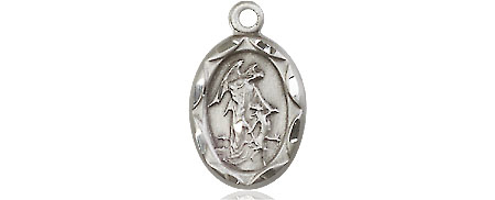 Sterling Silver Guardian Angel Medal