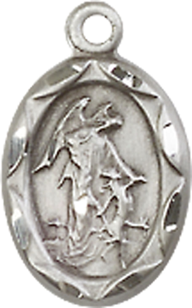 Sterling Silver Guardian Angel Medal