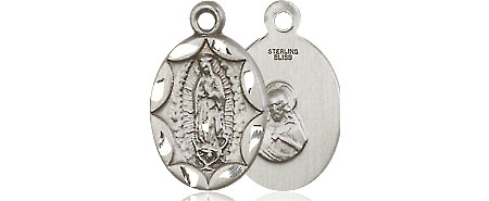 Sterling Silver Our Lady of Guadalupe Medal