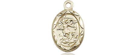 14kt Gold Filled Saint Michael the Archangel Medal