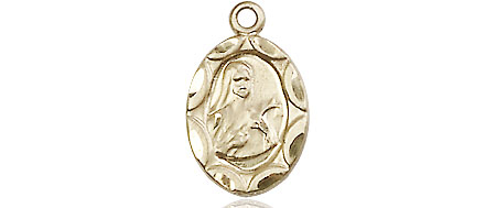 14kt Gold Filled Saint Theresa Medal