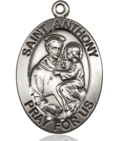 Sterling Silver Saint Anthony Medal