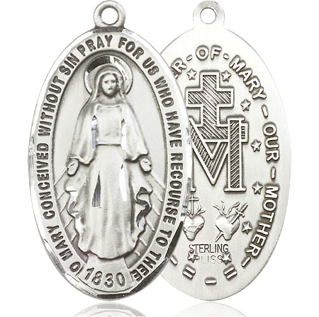 Sterling Silver Miraculous Medal