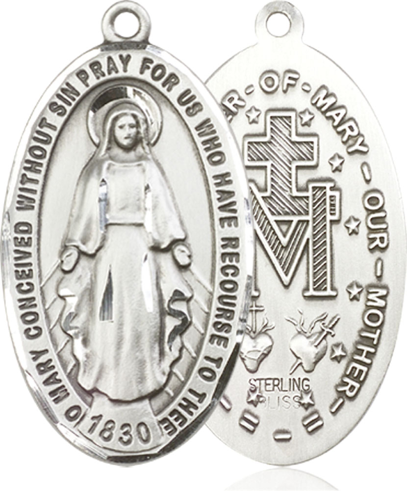 Sterling Silver Miraculous Medal