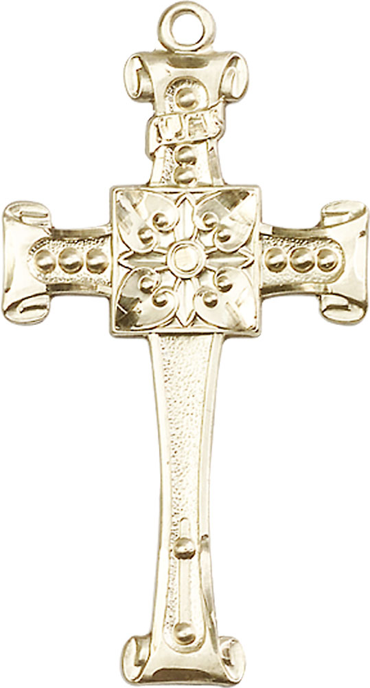 14kt Gold Filled Cross Medal