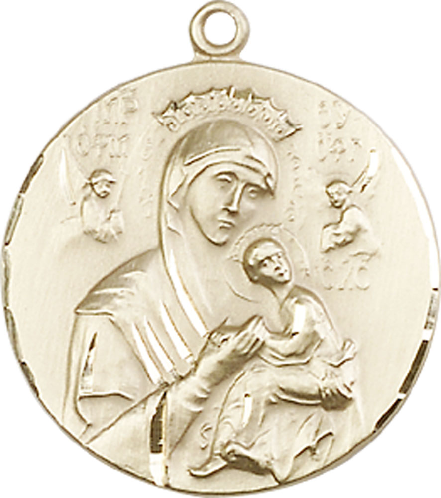 14kt Gold Filled Our Lady of Perpetual Help Medal