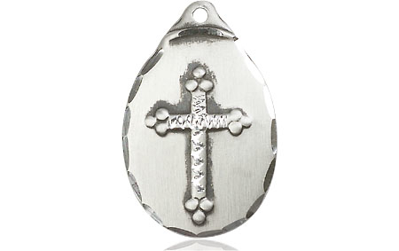 Sterling Silver Cross Medal