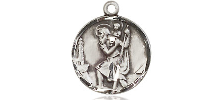 Sterling Silver Saint Christopher Medal