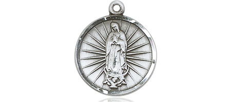 Sterling Silver Our Lady of Guadalupe Medal