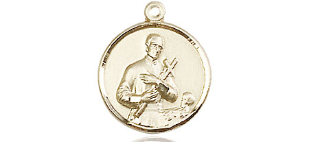 14kt Gold Filled Saint Gerard Medal