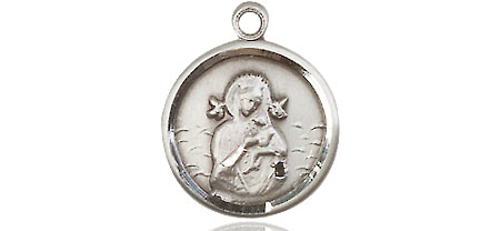 Sterling Silver Our Lady of Perpetual Help Medal