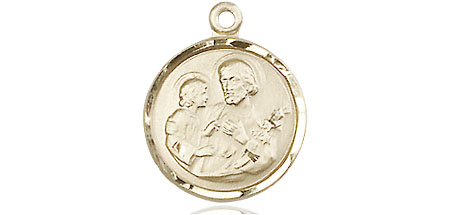 14kt Gold Filled Saint Joseph Medal