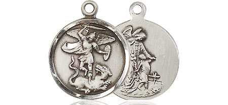 Sterling Silver Saint Michael the Archangel Medal