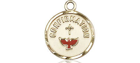 14kt Gold Filled Confirmation Medal