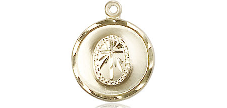 14kt Gold Filled Cross Medal