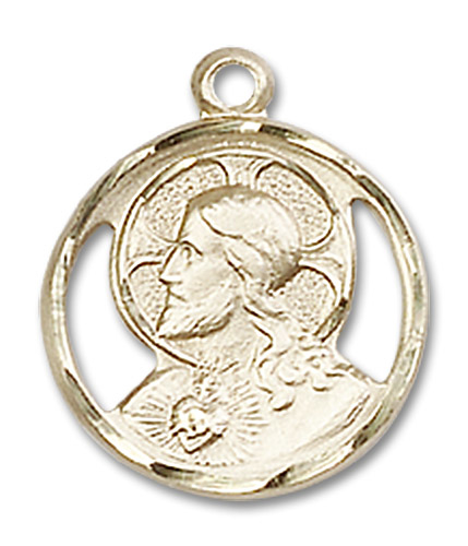 14kt Gold Filled Scapular Medal